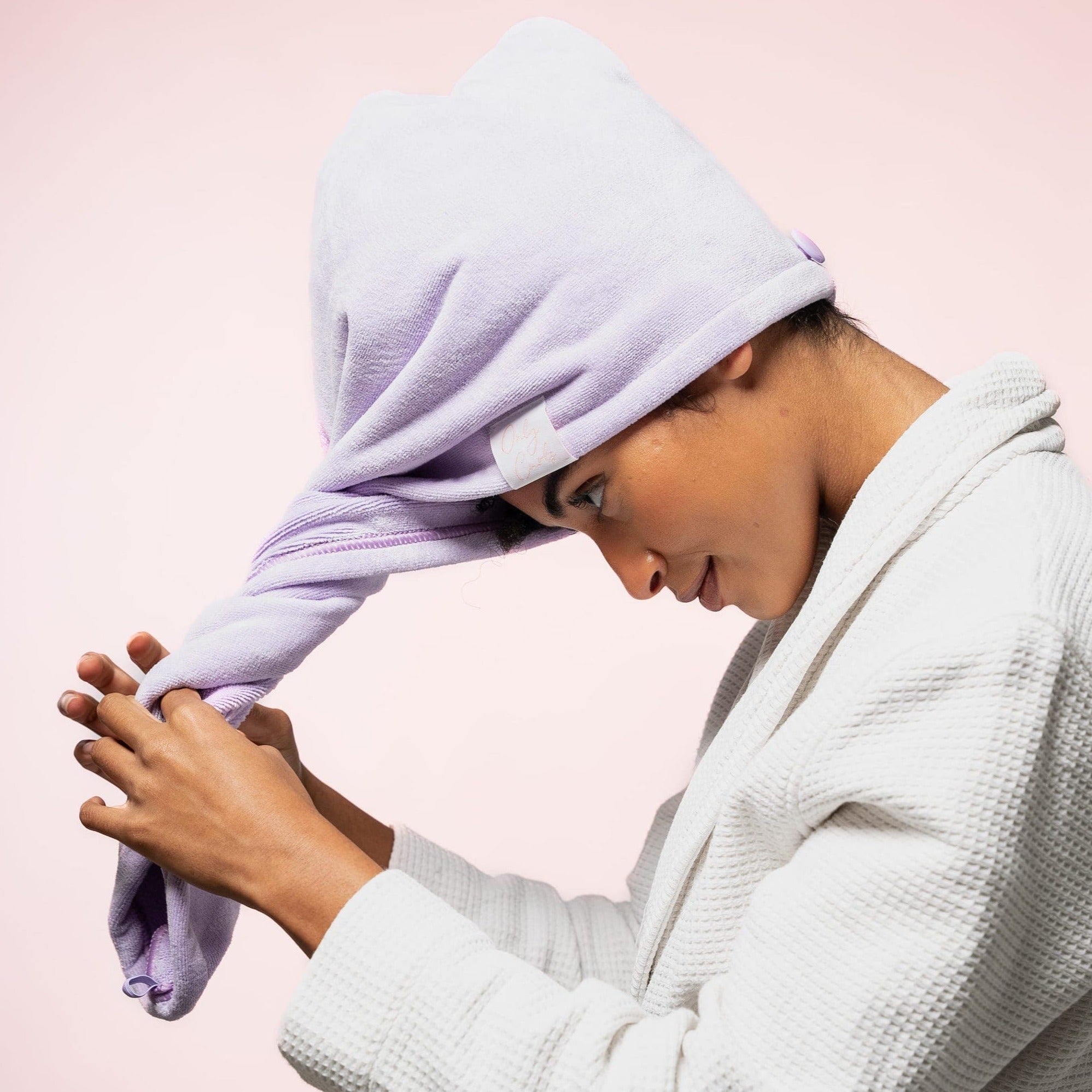 Only Curls Towel Turban - Lilac - Only Curls